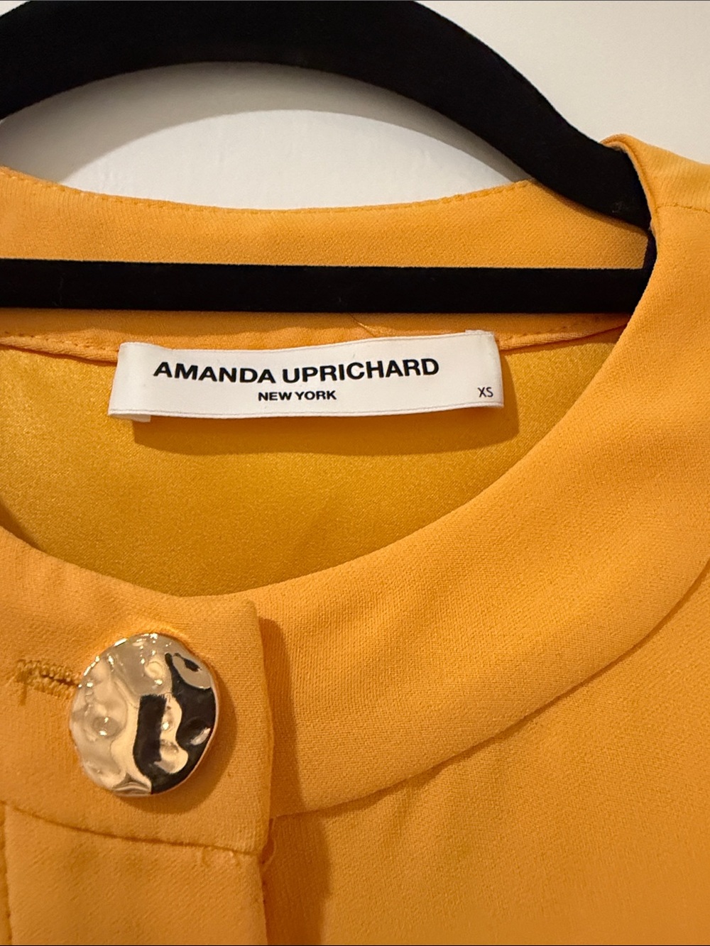 Amanda Uprichars Yellow Two-Piece Crop Jacket and Skort Set - Picture 2 of 9